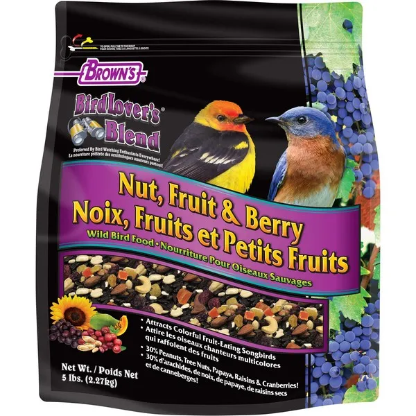 5 Lb F.M. Brown Bird Lover's Blend Extreme Fruit, Nut & Berry - Health/First Aid